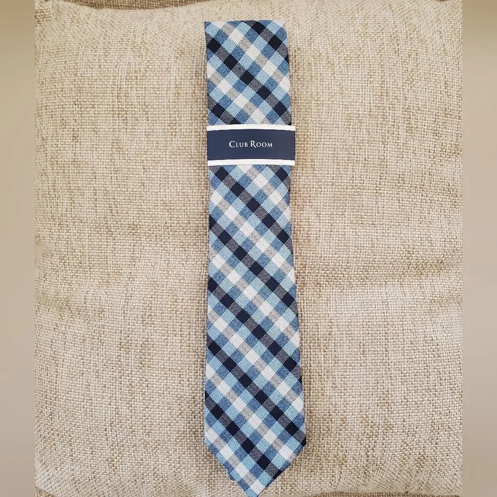 Club Room Classic Fairfield Check Tie